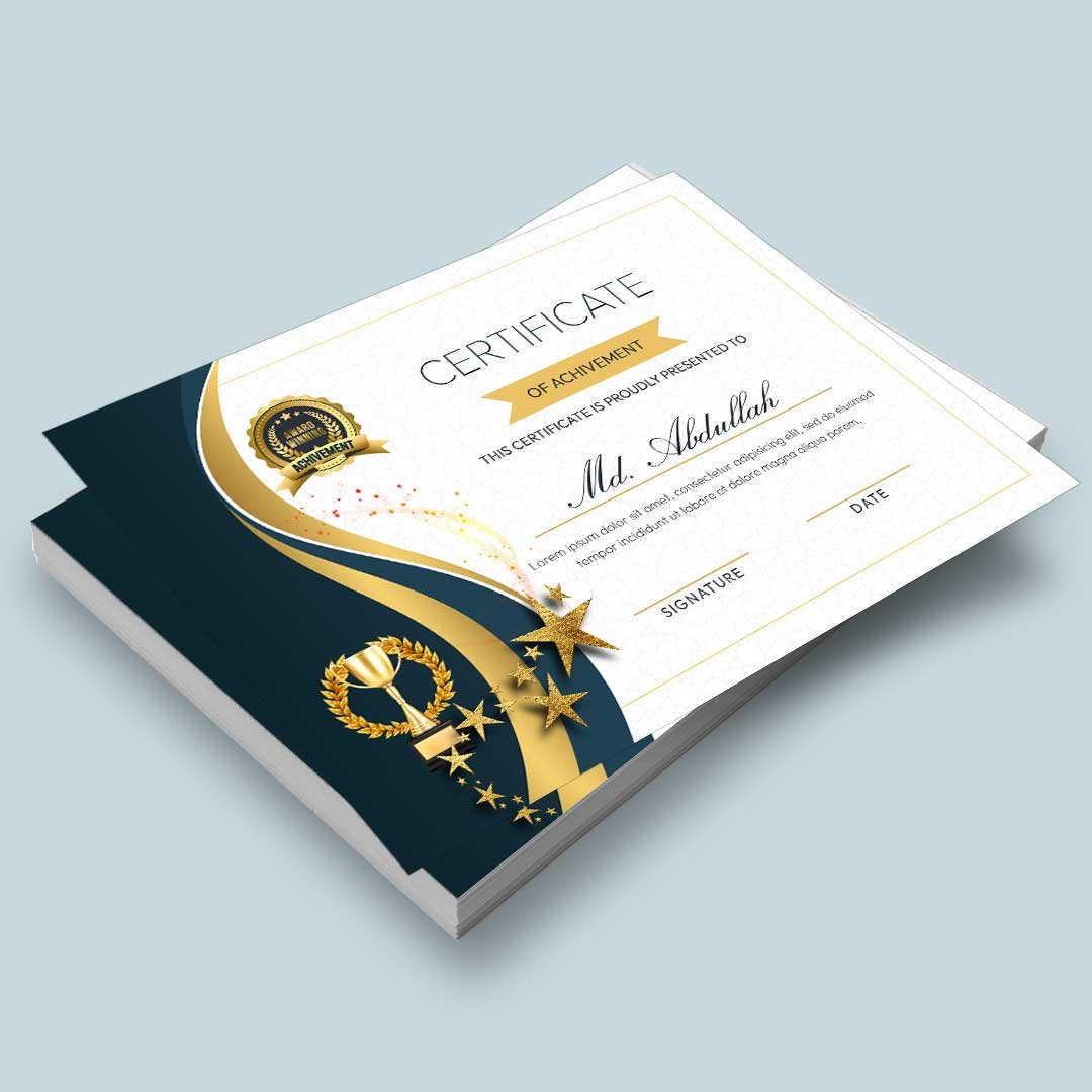 Certificate-A4-a